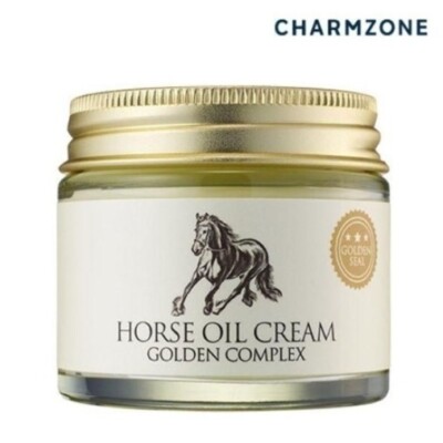 CHARMZONE Pferdeöl Creme Golden Complex 70ml 24K Gold Creme Koreanische Hautp...
