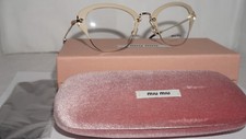 MIU MIU Eyeglasses New Matte Ivory MU 53OV UFZ1O1 50 24 140