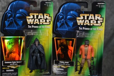 Kenner Star Wars POTF PONDA BABA & GARINDAN LONG SNOOT Action Figure Pair   