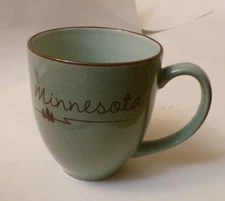 Gray Porcelain Coffee Mug, Minnesota, M Ware (RS-66)