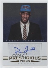 2012-13 Prestige Prestigious Picks Signatures Perry Jones III #72 Auto 6n2