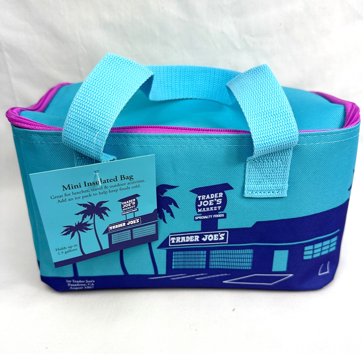 Trader Joe's Mini Insulated Tote Bag Summer Fun Collection NEW