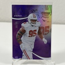 2023 Panini Prestige Xtra Points Purple #355 Keeanu Benton /99 Rookie RC NM Card. rookie card picture