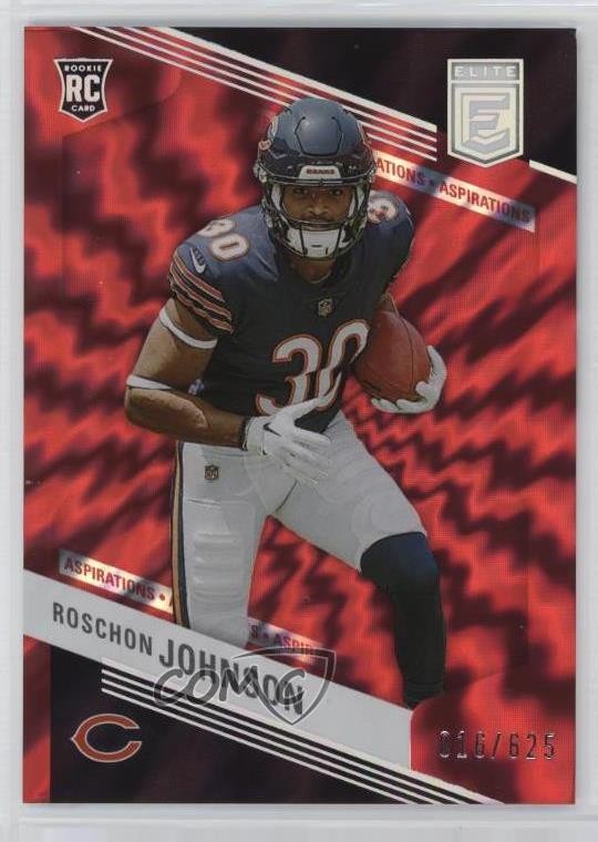 2023 Panini Donruss Elite Rookies Aspirations Shimmer /625 Roschon Johnson 0t3i