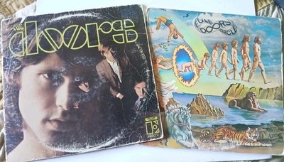 THE DOORS 2 LP lot - S/T Elektra Gold Label EKS-74007 + Full Circle 1st Press