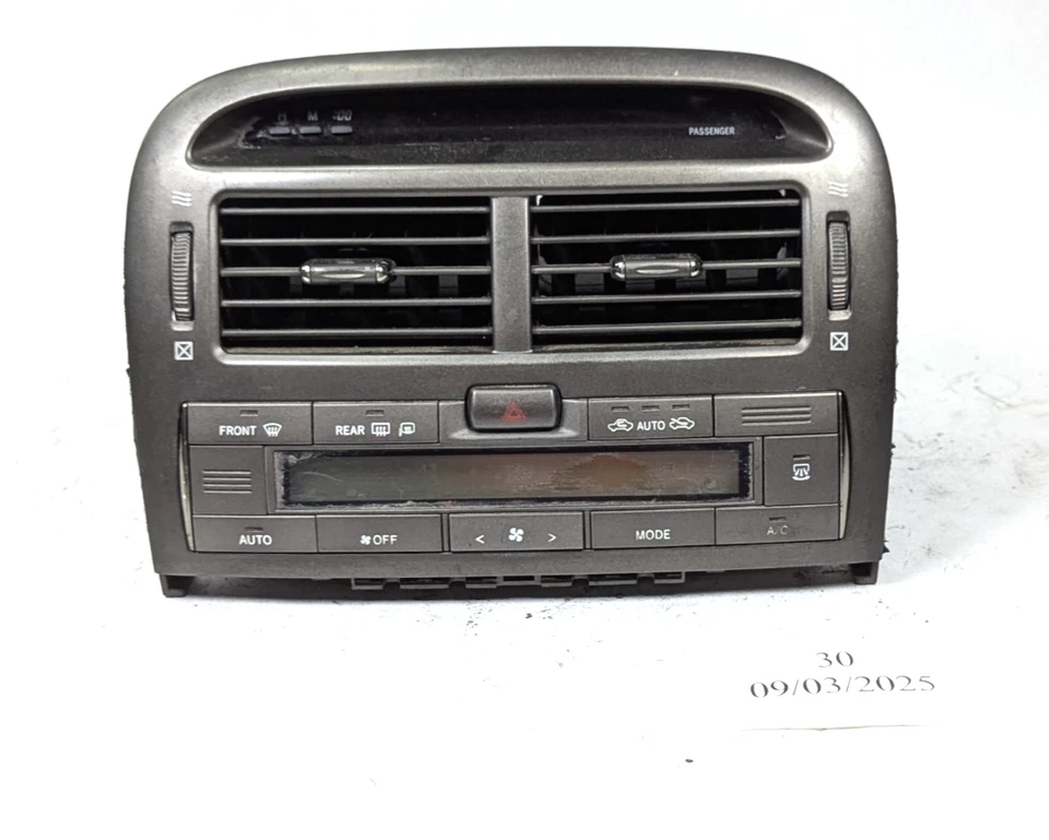 01-06 Lexus LS430 AC Heater Temperature Climate Control W/ Bezel 55900-50290 - Image 2 of 4