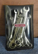 Vintage [Crown Tm / all -V-] Sears Craftsman 10-pc Ignition Wrench Set 9 43441