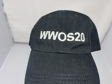 APPLE logo WWOS 20 BASEBALL CAP Hat Black Cotton Strap Back Mac Employee Only