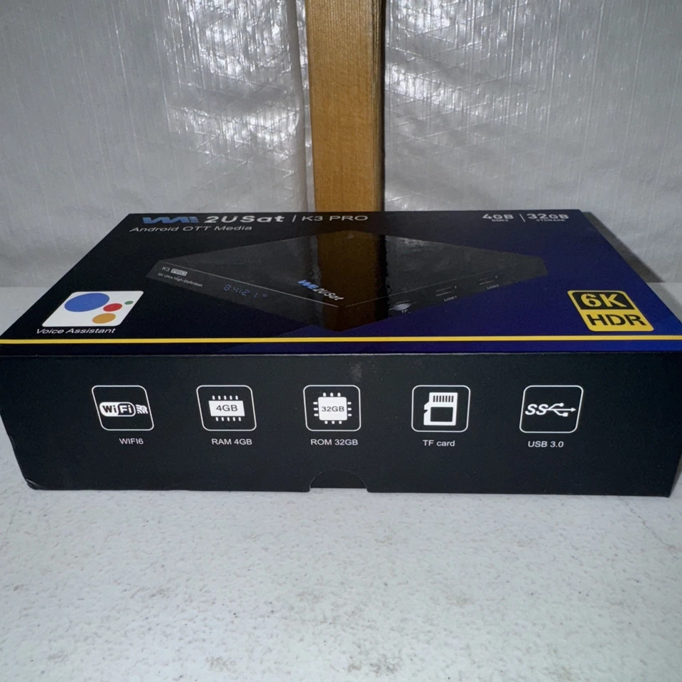 We2USat K3 PRO Android TV 6K (SOLD FOR PARTS!) - Image 4 of 4