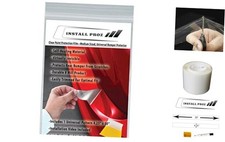 Clear Paint Protection Film-Medium Sized, Universal, Rear Bumper Protector