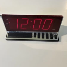 Vintage SPARTUS Electronic Digital Alarm Clock LED Model 1150 TESTED Working