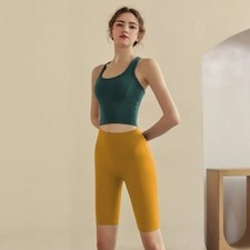 For Women Yoga Shorts High Waist Quick Dry Breathable Tummy Control Butt Lift