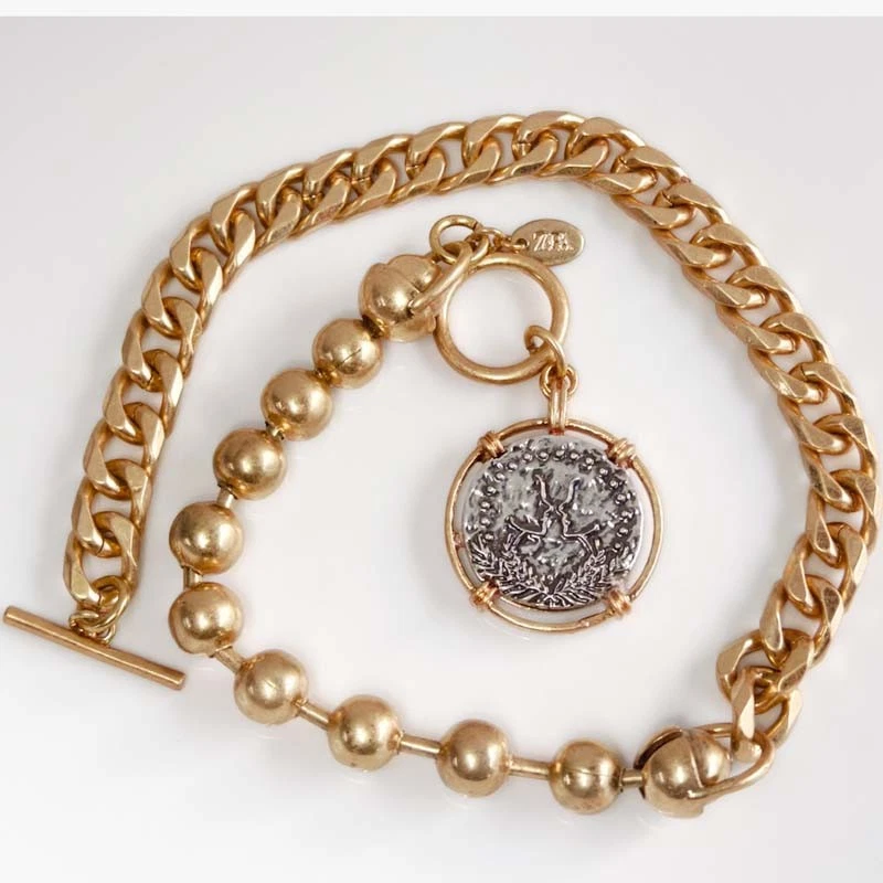 17" Zara Tag Pendant Statement Necklace Gift Retro Women Party Vacation Jewelry - Image 3 of 4