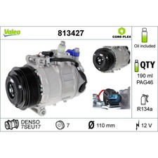 Kompressor Klimaanlage VALEO 813427 f&uuml;r Mercedes-Benz Sprinter 3, R