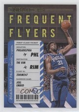 2020-21 Panini NBA Hoops Frequent Flyers Holo Joel Embiid #15 0qr0