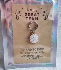 Football Great Team Pocket Hug Mini Keyring Charm. Cute Gift 🎁