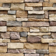 Stone Wallpaper Brick Wallpaper Peel and Stick Stone Backsplash Self-Adhesive