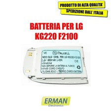 BATTERIA PER LG KG220 F2100 3,6V 850mAh ARGENTO