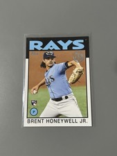 2021 Topps Update Brent Honeywell Jr Rookie 1986 35th Anniversary #86B-50 RC