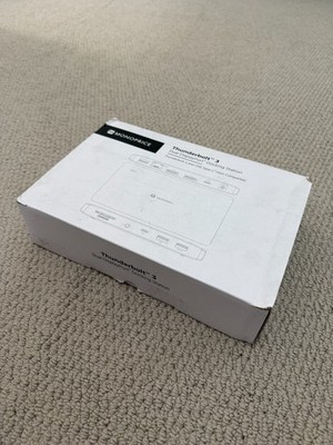 Monoprice 36656 Thunderbolt 3 USB-C Dual DisplayPort Dock Docking Station