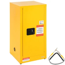 Uimoso 16 Gal Capacity Flammable Storage Cabinet for Flammable Liquids 1 Door