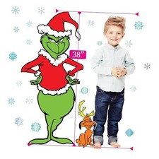 Christmas Decor Vinyl Peel and Stick Sticker Set. Christmas 38" x 17.6" Color