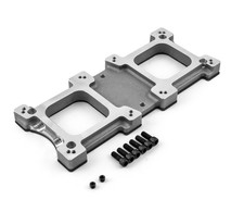 Dual Carb 4150 6-71 8-71 Blower Adapter Plate Satin