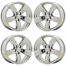 19 Chevrolet Malibu Ltz Bright Chrome Wheels Rims Factory Oem Set 5562