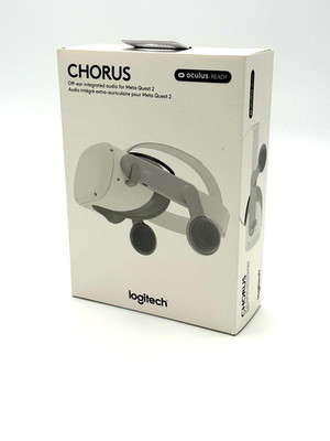 NEW - Logitech Chorus Off Ear Immersive VR Audio for Meta Quest 2 - 982-000153