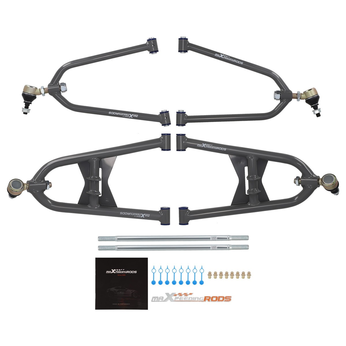 パーツ aaa Fully Adjustable A-Arms +2 +0 for Honda TRX 400EX Trx400 Trx 400ex
