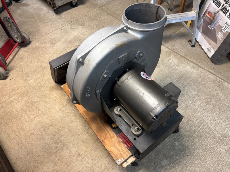CINCINNATI FAN MODEL 15 CAST ALUMINUM PRESSURE BLOWER 3HP 230/460 Volt 3 PH