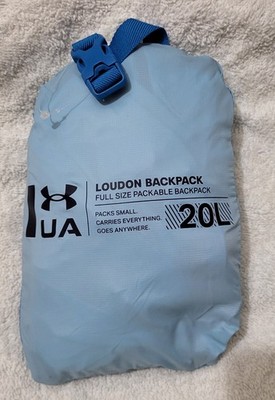 Under Armour, Loudon 20L Packable Backpack, Lt. Blue  (brown pack shown details)
