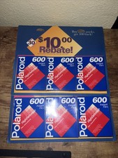 Polaroid 600 Instant Film 6 Packs 60 Photos Old Expired 1997 for Artist Use