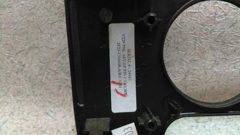 Panel de embellecimiento de tablero de radio para Ford Freestar P8-174974 2004 2005 2006 2007 Foto 4 de 4