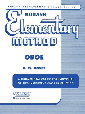 N.W. Hovey Rubank Elementary Method | Oboe Instruction Songbook | Beginner s...