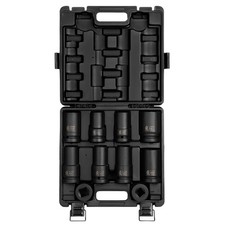 Sunex 5690a 1 Inch Drive Heavy Duty Impact Socket Set Cr-mo Steel Case Black