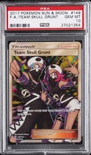 2017 POKEMON SUN & MOON #149 FULL ART/TEAM SKULL GRUNT PSA 10 on eBay