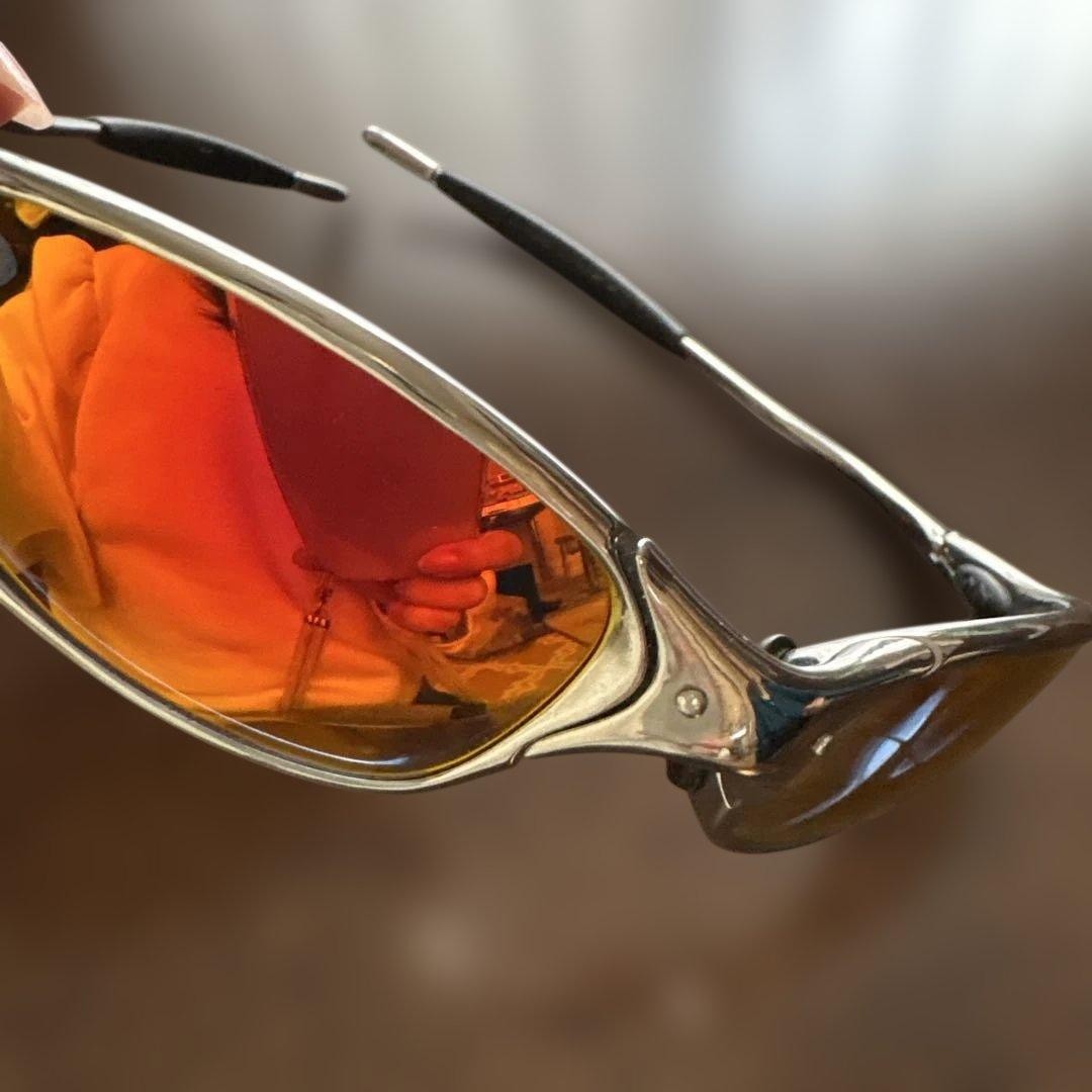 Oakley Juliet X-Metal Series Sunglasses Red Lens Y2K Vintage image 6
