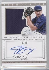 2014 Panini National Treasures Silhouette 16/99 Jon Gray Jonathan #28 Auto yh4