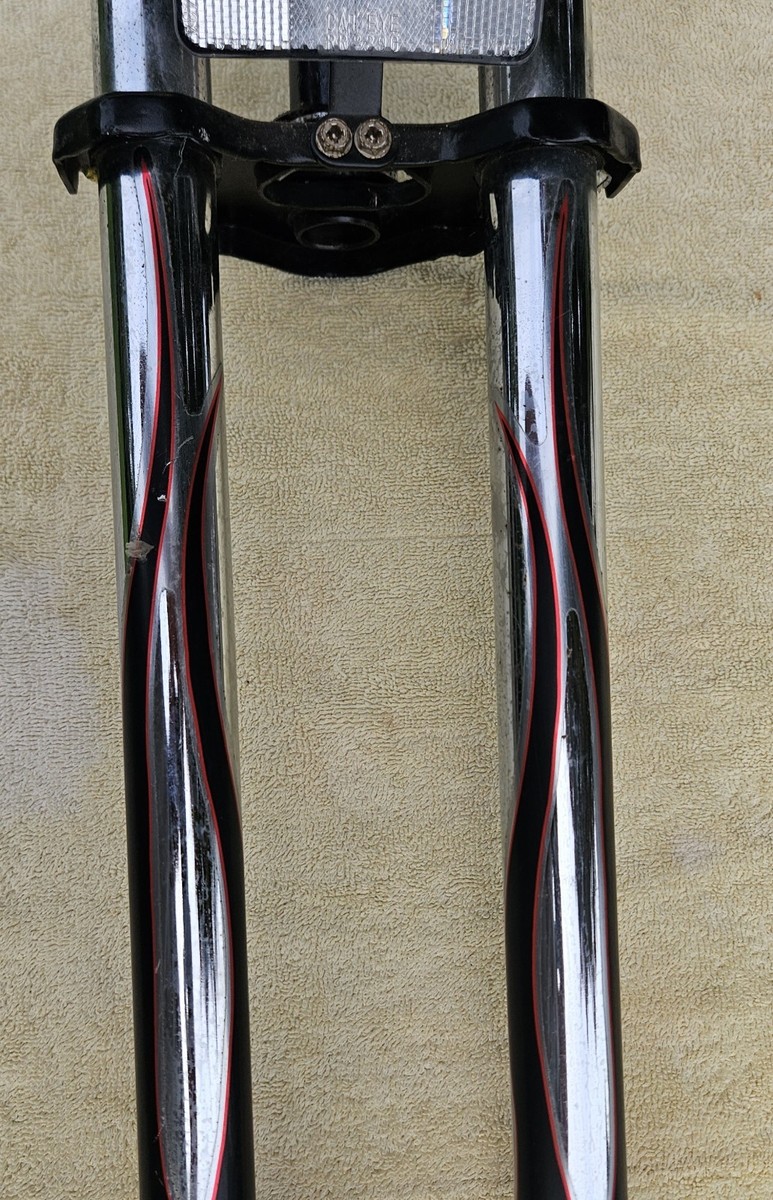 Used Schwinn Stingray OCC Chopper Front Fork Black/Red Flames