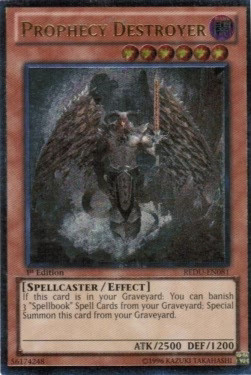 Prophecy Destroyer (V.2) REDU-EN081 Ultimate Rare Amerikanisch Excellent unl.