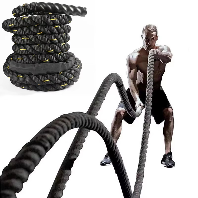 Cuerda de Saltar con Peso Gimnasio Aire Libre Hogar Fitness Ejercicio Entrenamiento Físico Batalla
