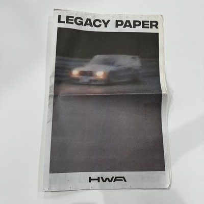 Mercedes 190E 2.5-16 Evolution 2 Evo HWA Legacy Papier Prospekt