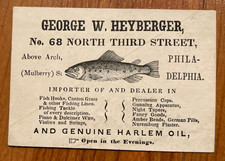 carta commerciale vintage, rivenditore in attrezzatura da pesca