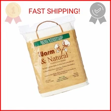 The Warm Company Warm & Natural Pre-Cut Baby Size 45" x 60" Cotton Batting - Pre
