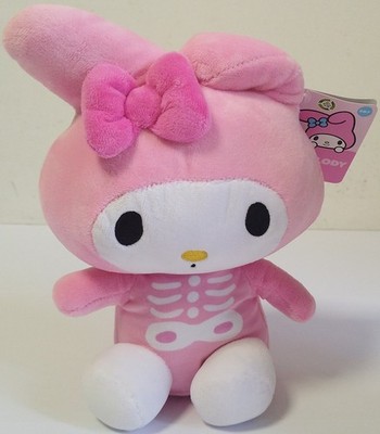 Sanrio Plush My Melody Cute Pink 23cm Soft Skeleton Shape New Original