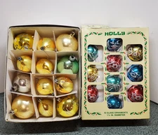Vintage Mixed Lot Assortment Christmas Ornaments Poland, Shiny Brite💚