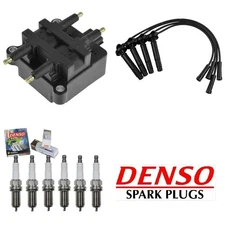 Engine Tune Up Kit Ignition Coils w/ Wires & Spark Plugs for Forester Impreza