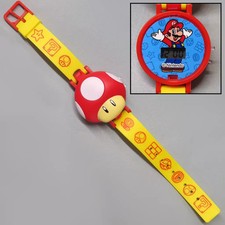 Super Mario Pocket Watch Collection Metal Case LR41 Battery Used