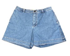 VTG Gap Ladies Sz 12 Retro Cut Y2K 2001 Denim Shorts High Rise Mom Shorts EUC